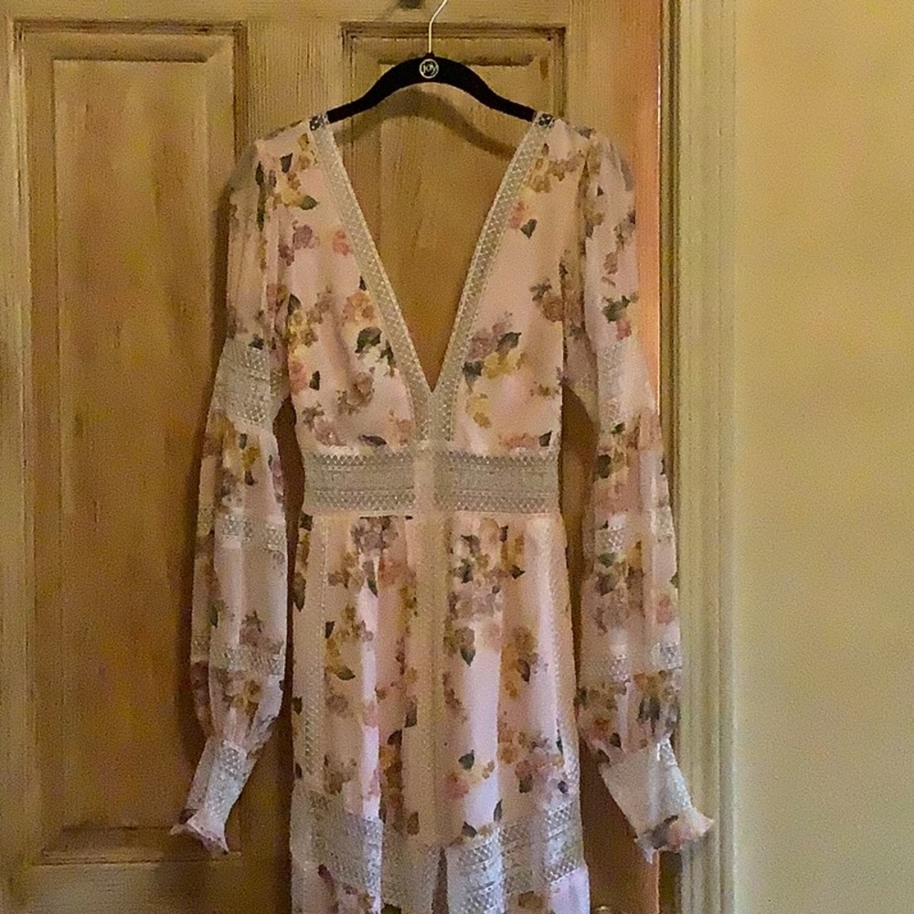 For Love and Lemons Claudette Maxi Floral Dress size xs